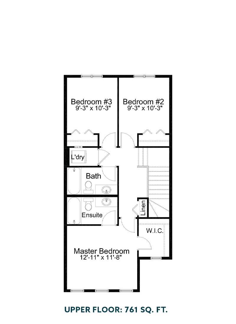 Edison, Wolf Willow Townhome, Upper Floor