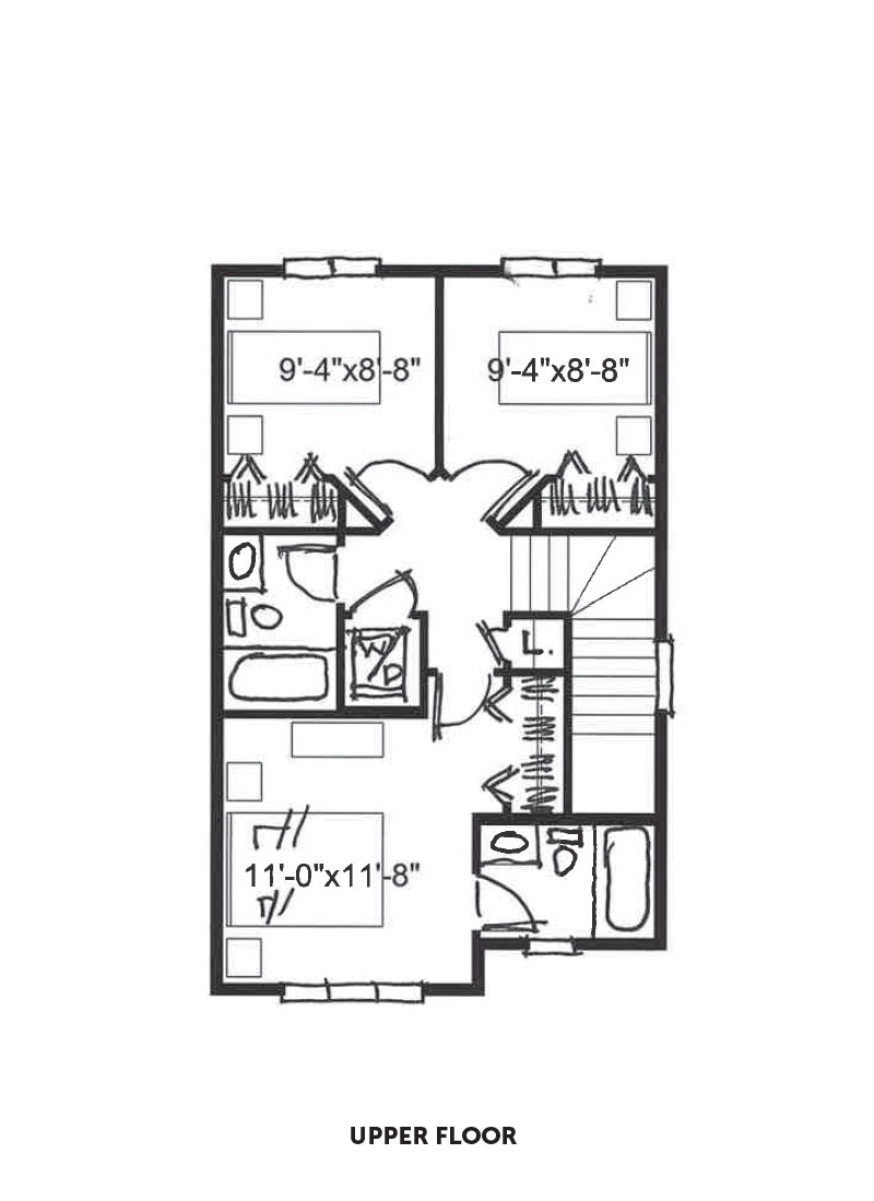 Redwood1_Duplex_Edgefield_RenderingFront_Home_AllistonGroup_Strathmore_ForSale_UpperFloor