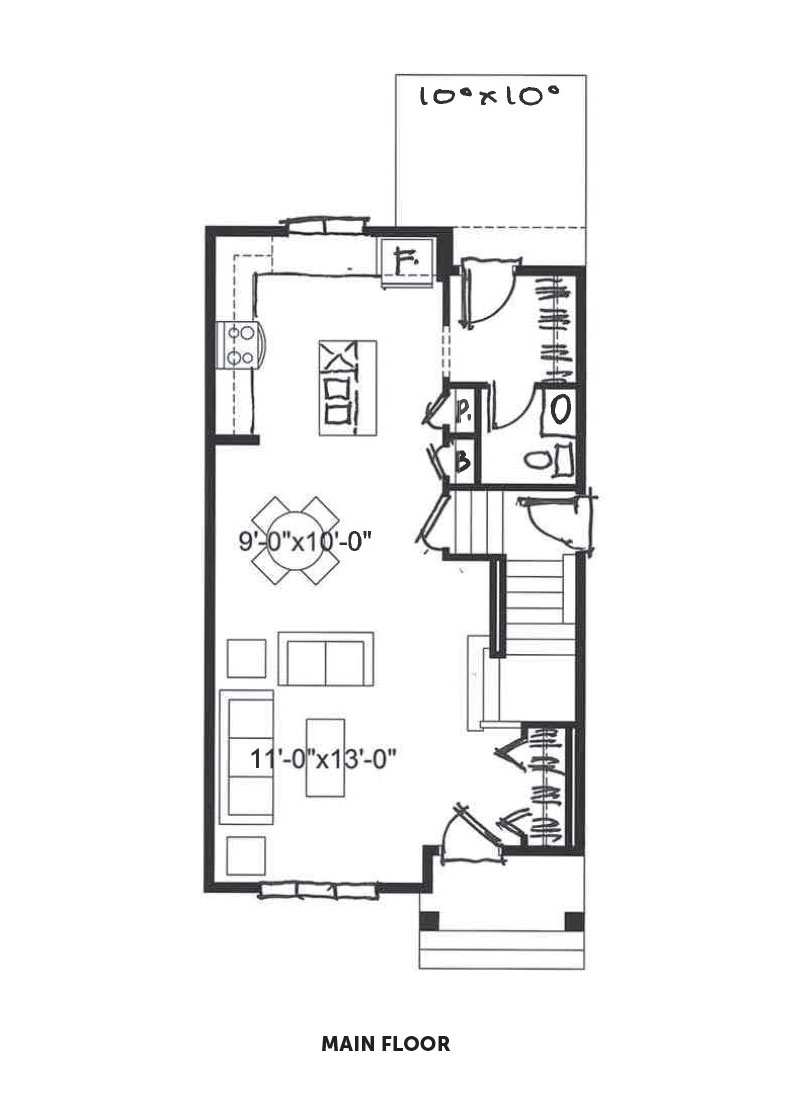 Redwood2_Duplex_Edgefield_RenderingFront_Home_AllistonGroup_Strathmore_ForSale_MainFloor