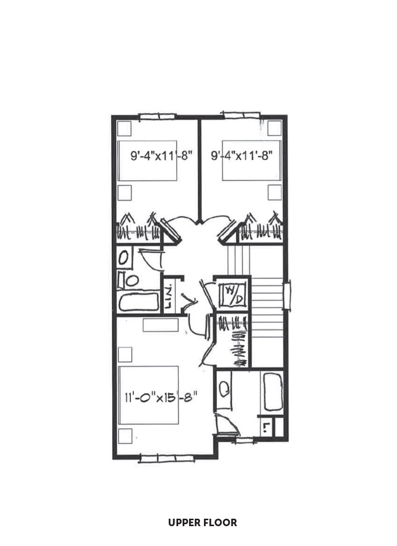 Redwood3_Duplex_Edgefield_RenderingFront_Home_AllistonGroup_Strathmore_ForSale_UpperFloor